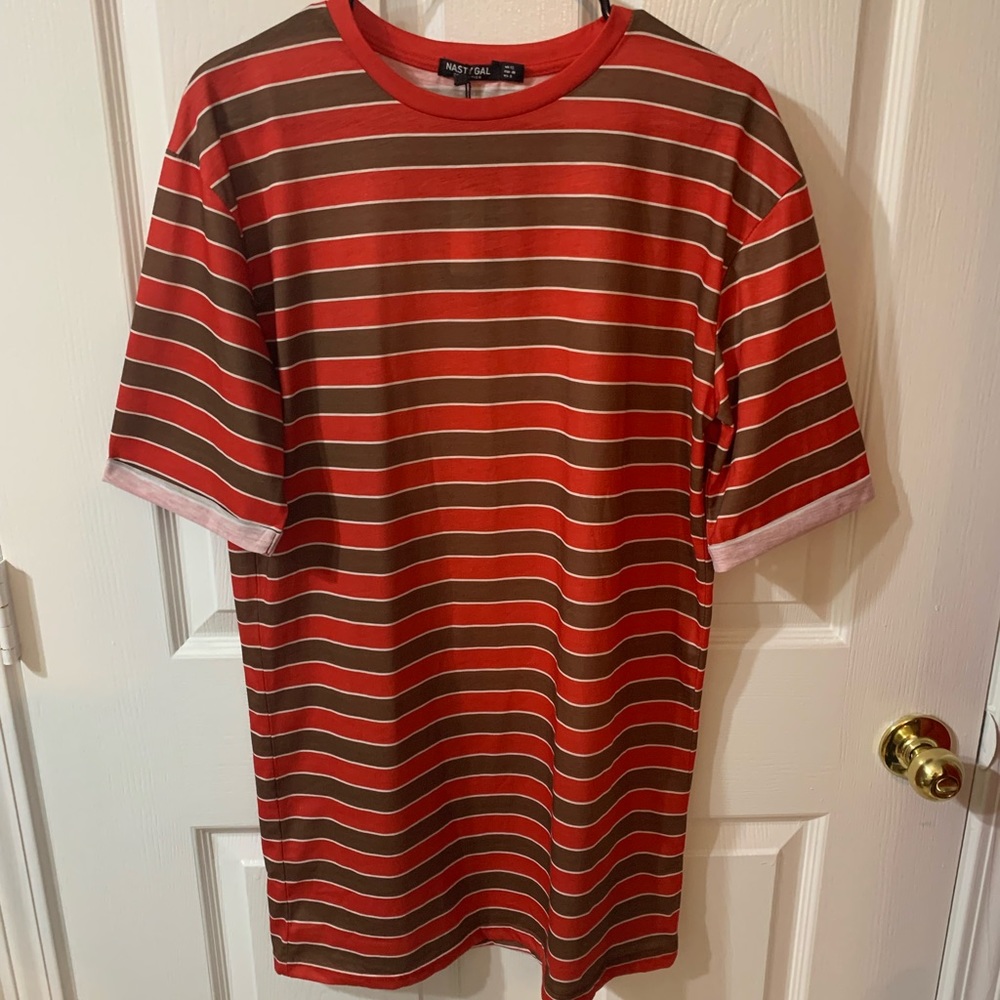 NASTY GAL ATRIPE DRESS NWT